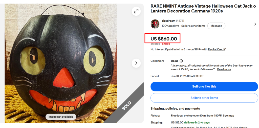 Halloween Black Cat Lantern