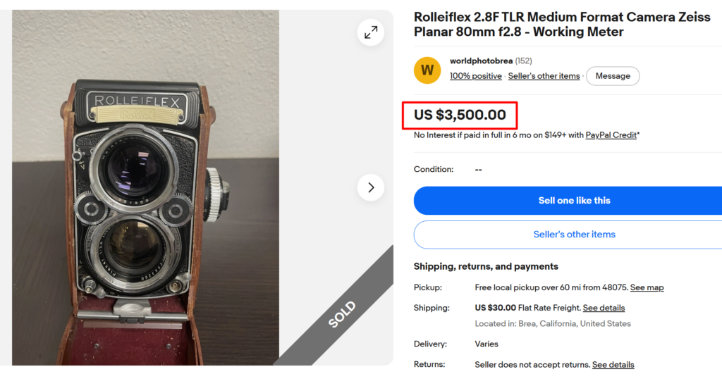 Rolleiflex 2.8F TLR