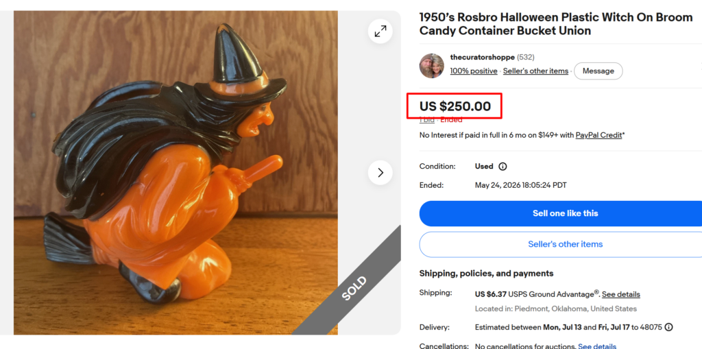 Rosbro hard plastic candy containers