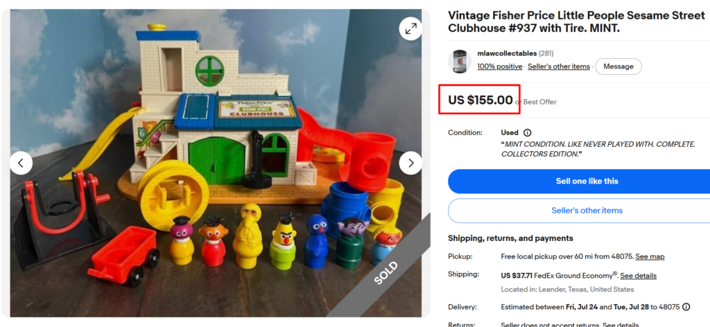 Sesame Street Clubhouse #937