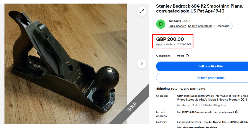 Stanley Bedrock Plane