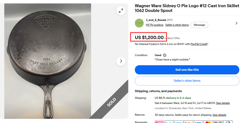 Wagner Ware Skillet