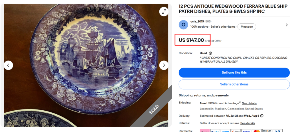 Wedgwood Ferrara Dishes