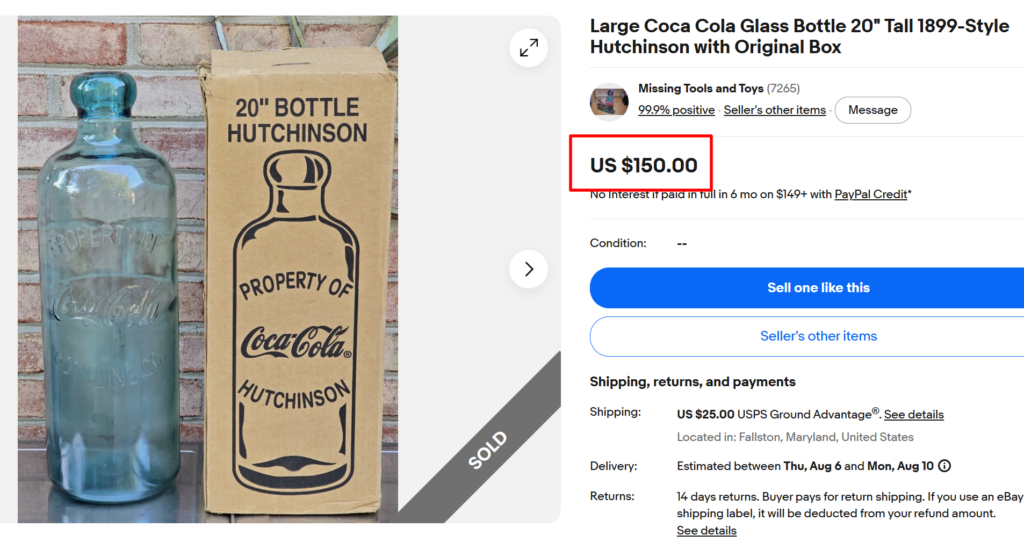 Hutchinson Coca-Cola Bottle