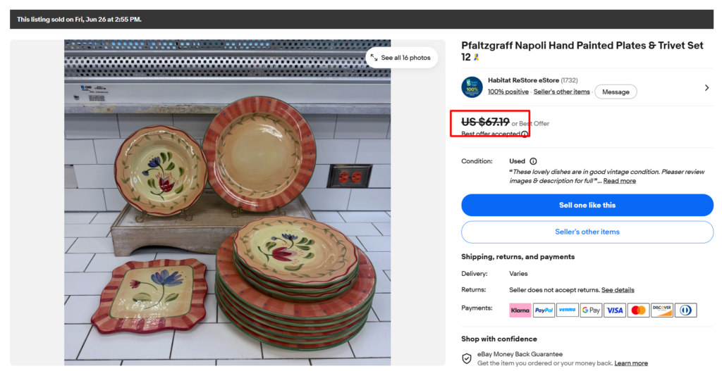 Pfaltzgraff Napoli Plates Set