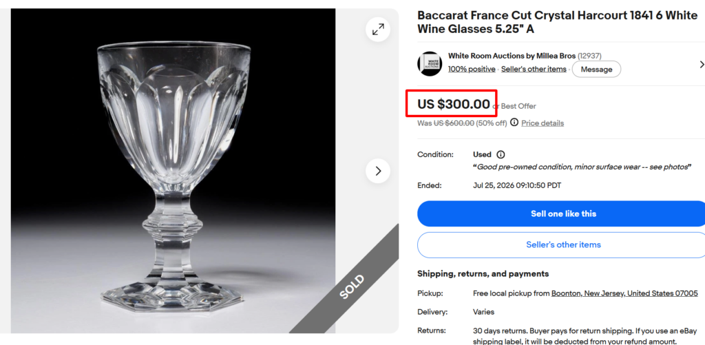 Harcourt 1841 Stemware