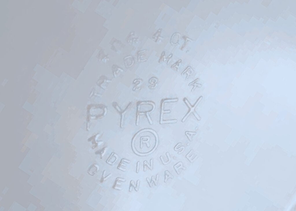 Pyrex Opalware Stamp
