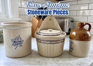 Rare Antique Stoneware Pieces