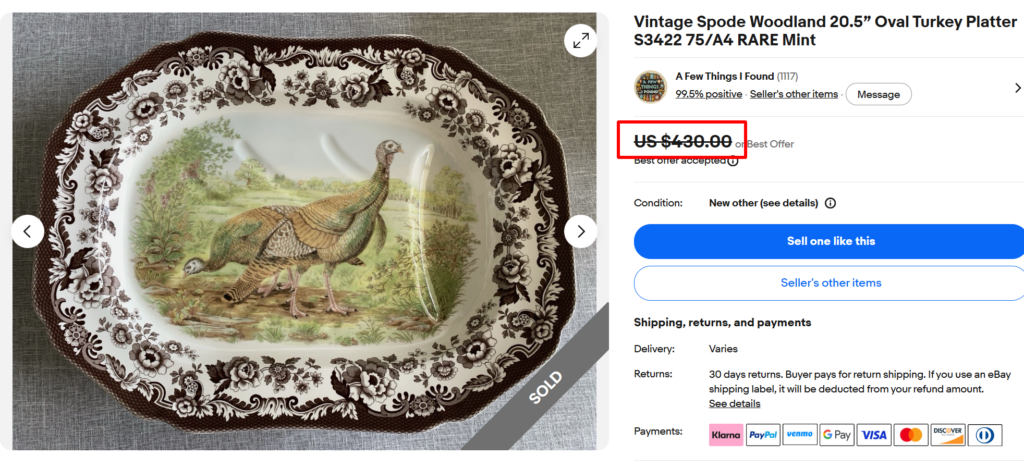 Spode Woodland Platter