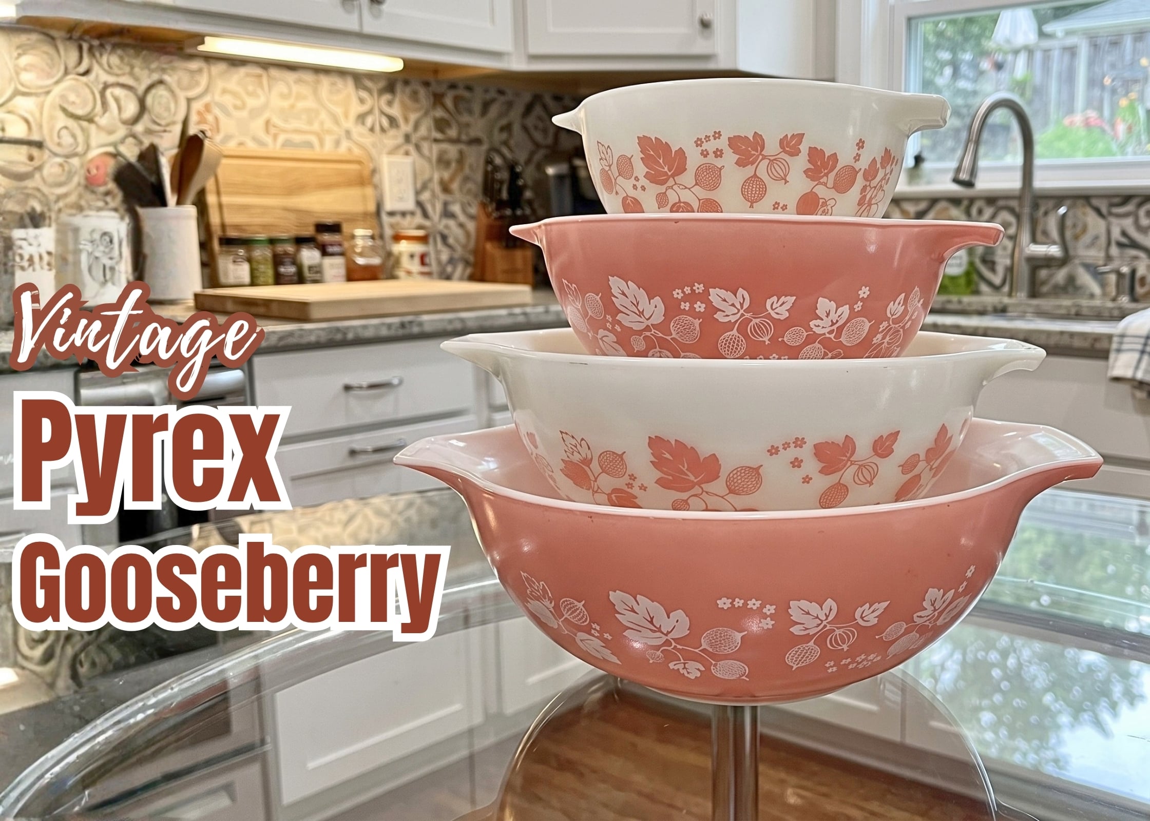 Vintage Pyrex Gooseberry