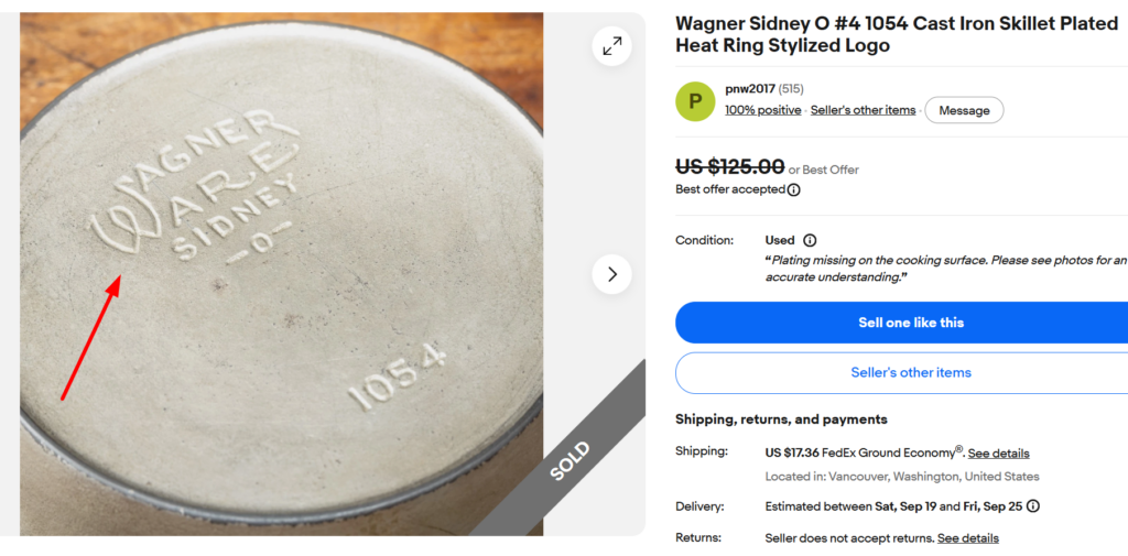 Wagner Ware Sidney -O- Stylized Logo