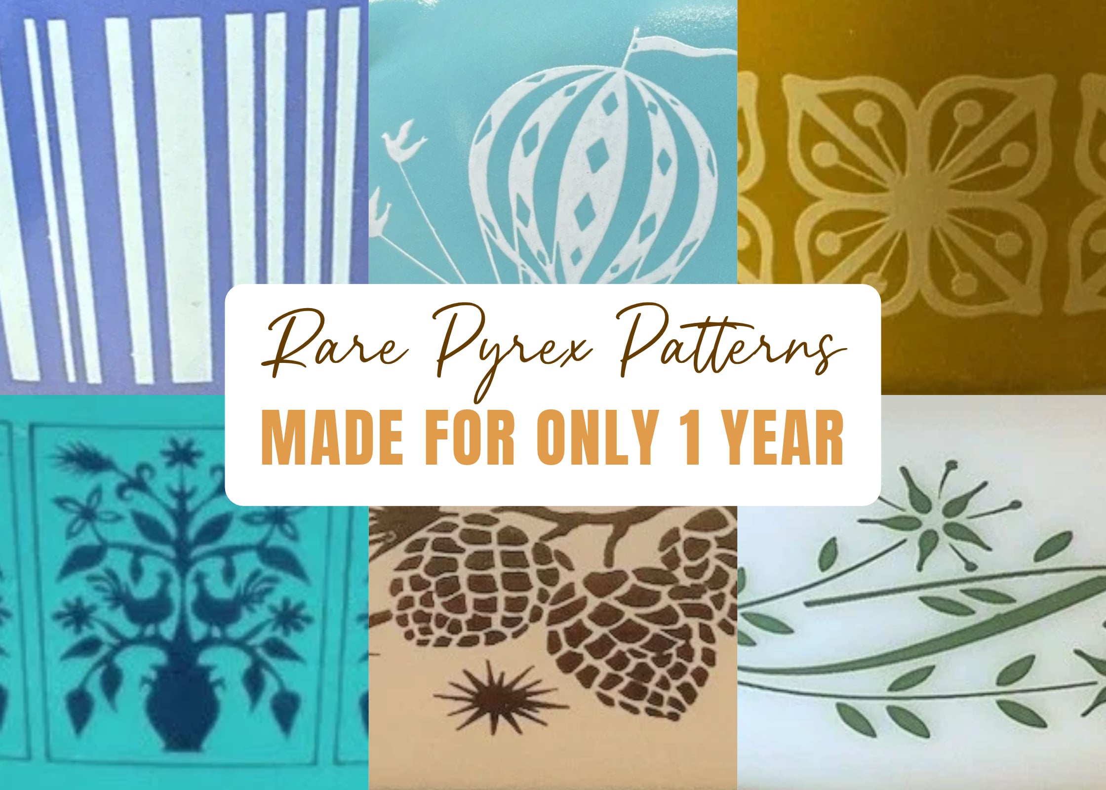 1-year Pyrex Patterns
