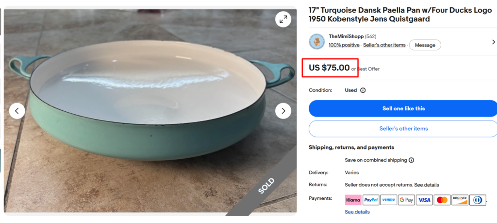 17-Inch Kobenstyle Paella Pan