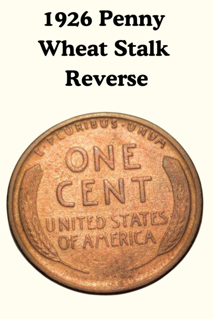 1926 Lincoln penny Reverse