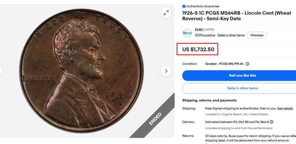 1926 S Penny