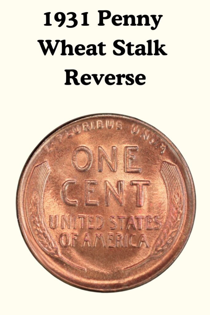 1931 Penny Reverse