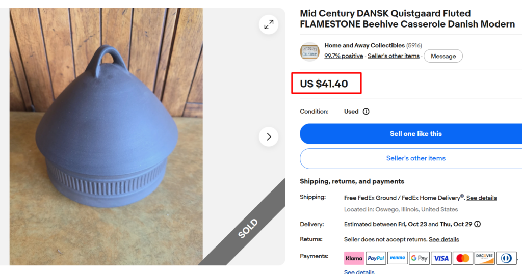 Flamestone Beehive Casserole with Warmer Base