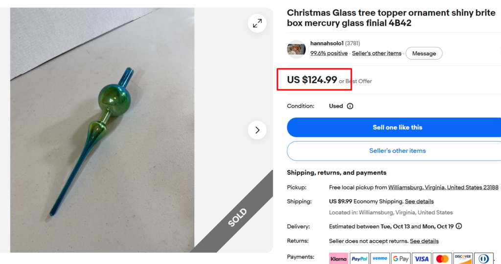 Shiny Brite Tree Toppers