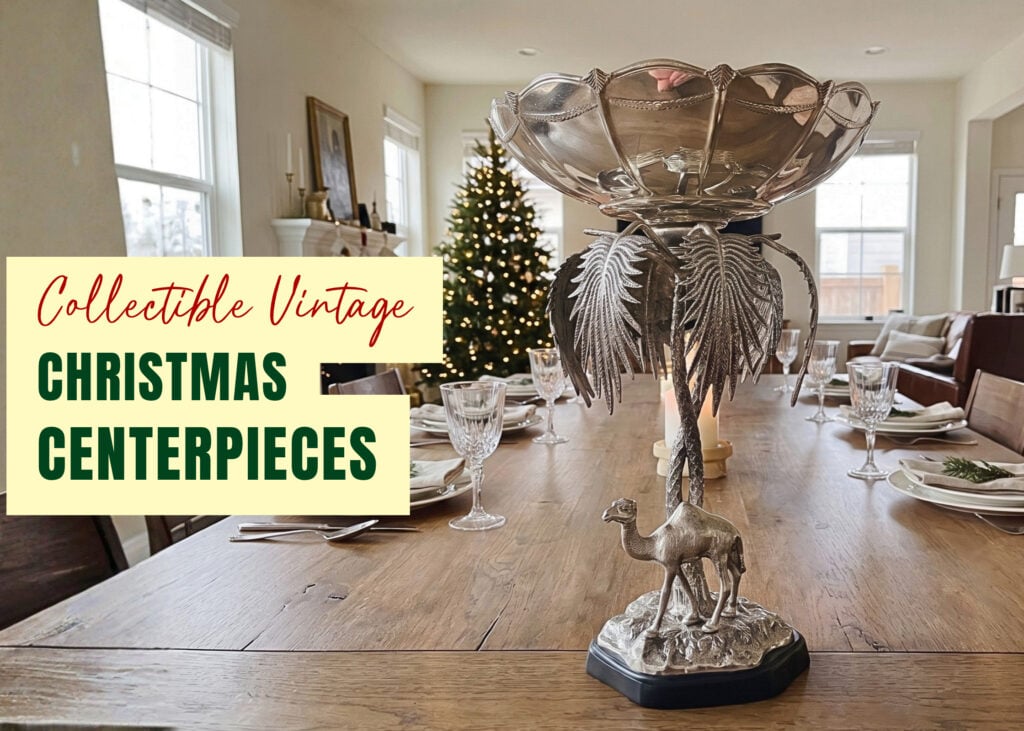 Vintage Christmas Centerpieces